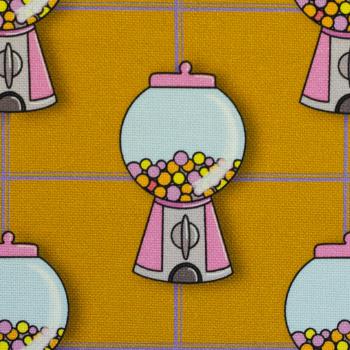 Preview: The happy Canvas Story by Cherry Picking Kaugummiautomat auf Senf 